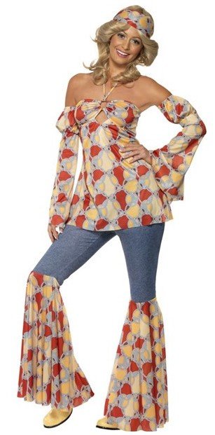 1970s vintage hippiepak afbeelding