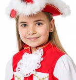 Dansmarietje hoed kind rood