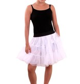 Petticoat wit 3-laags volwassenen