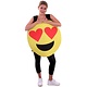 Emoticon smiley hartjes ogen kostuum