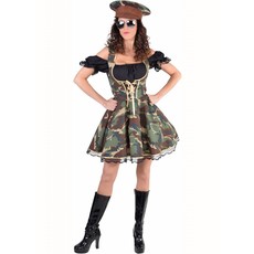 Officier outfit dames camouflage