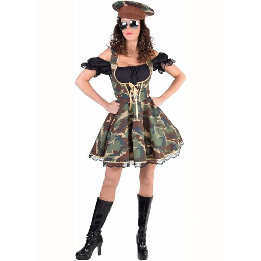 Officier outfit dames camouflage