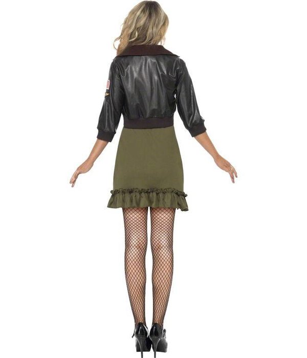 Sexy vrouwelijke Top Gun kostuum