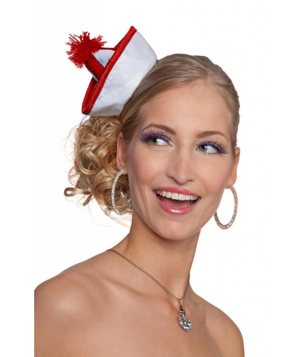 Mini Matrozenhoedje rood