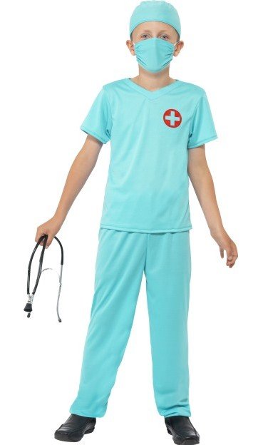 Chirurg Dokters kostuum kind afbeelding