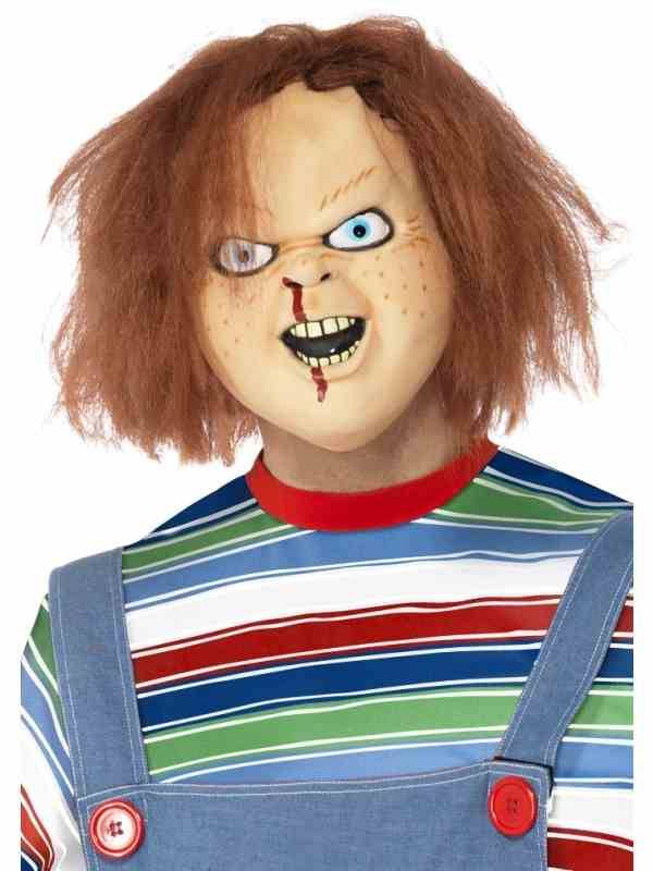Chucky masker met haar afbeelding