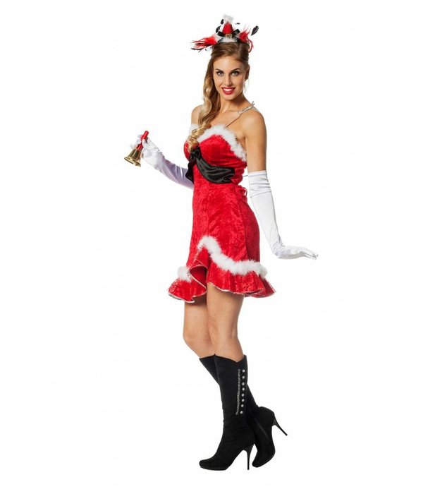 Toppers Kerst jurk vrouw