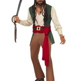 Dronken Caribische Piratenman