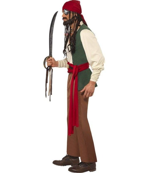 Dronken Caribische Piratenman