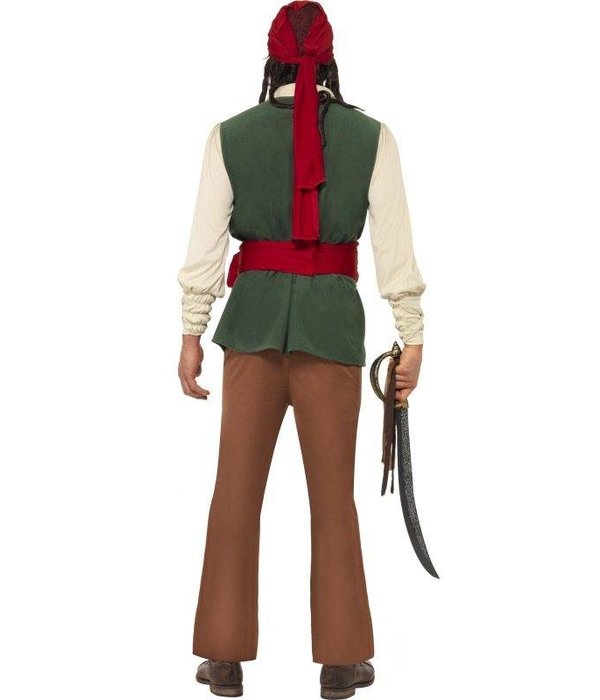 Dronken Caribische Piratenman