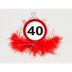 40 Jaar Tiara Verkeersbord