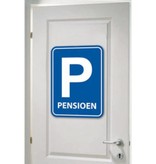 Deurbord pensioen