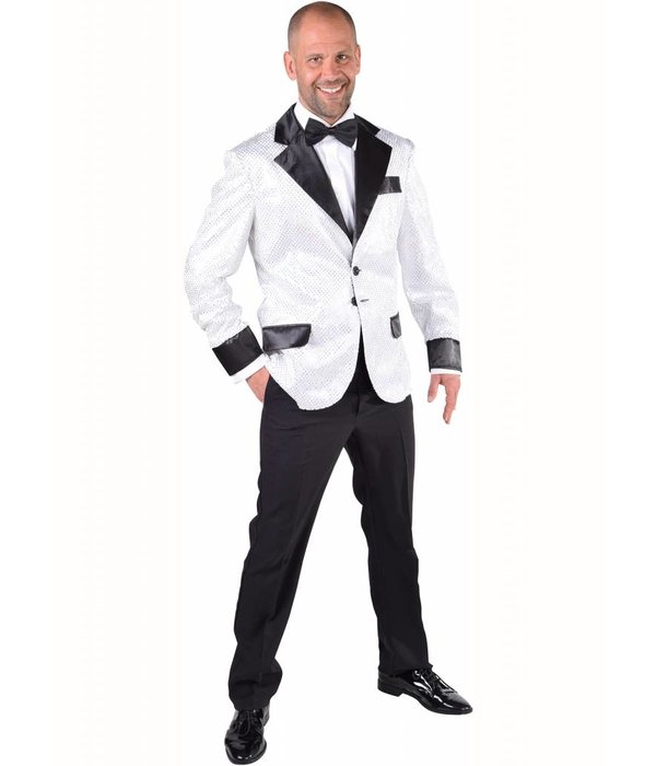 Colbert man glitter wit