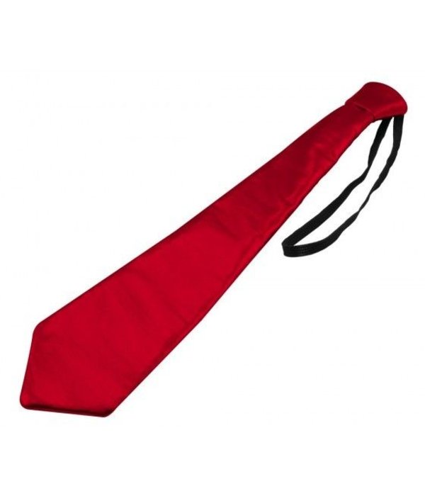 Stropdas metalic rood