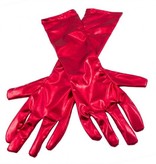 Handschoenen metalic rood