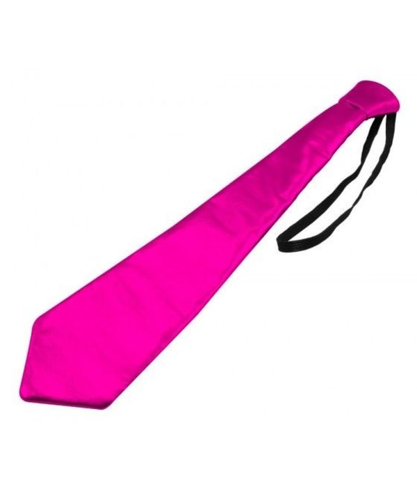 Stropdas metalic magenta