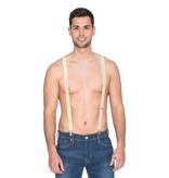 Bretels glitter goud