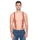 Bretels glitter rood