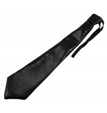 Stropdas metallic zwart