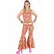 70's Jumpsuit Hippie oranje
