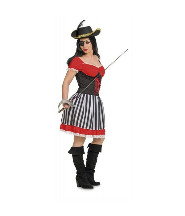 Piraten jurk vrouw