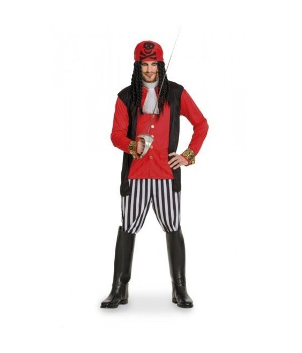 Piraten outfit heren 5-delig