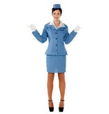 Stewardess kostuum vrouw