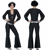 Sexy Disco Jumpsuit zwart