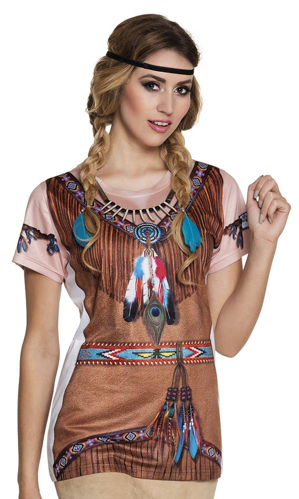 Fotorealistisch Indiaan shirt vrouw afbeelding