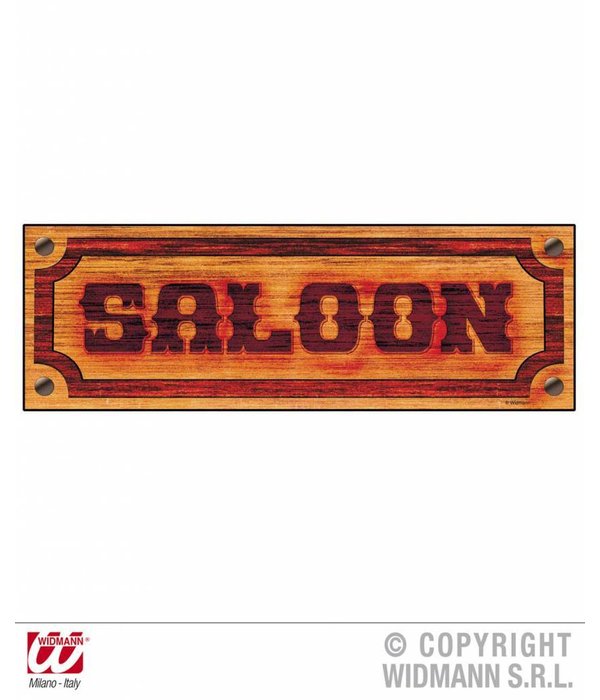 Saloon bordje