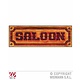 Saloon bordje