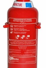 Mobiak Poederbrandblusser 1kg (ABC) permanente druk