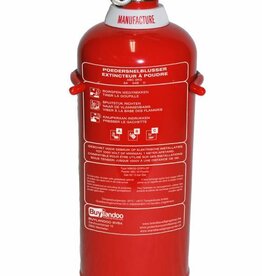 Mobiak Poederbrandblusser 2kg (ABC) permanente druk