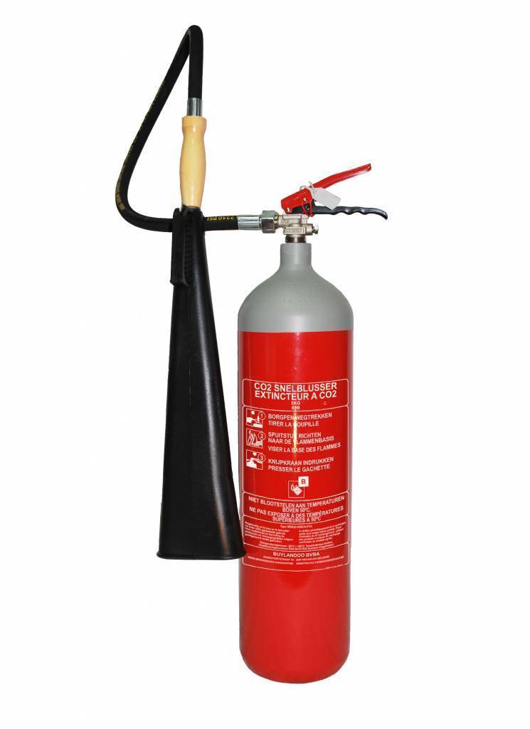 Mobiak CO2-brandblusser 5kg (B) permanente druk