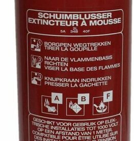 Mobiak Schuim-vetbrandblusser vorstvrij 2l (ABF) permanente druk