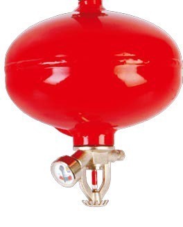 Mobiak Automatische plafond poederbrandblusser 1kg (ABC)