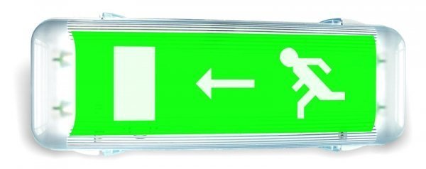 Elro Elro noodverlichting met TL-lamp, inclusief 4 richtinglabels