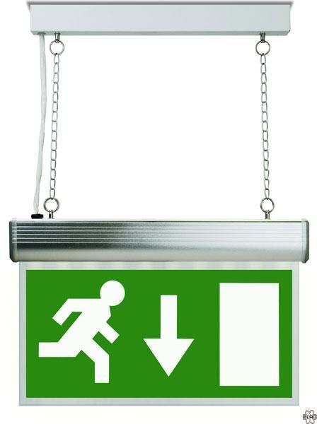 Elro Elro noodverlichtingsbord met LED-verlichting, inclusief 4 richtinglabels