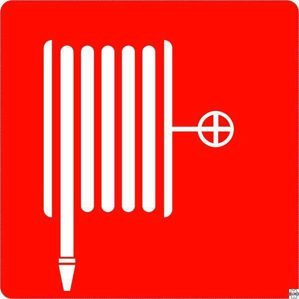 Pikt-o-Norm Veiligheidspictogram sticker brandhaspel
