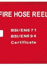 Mobiak Brandhaspelkast met automatisch zwenkbare brandhaspel 1" blusslang