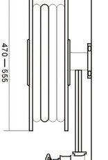 Mobiak Brandhaspel vast met 3/4" blusslang