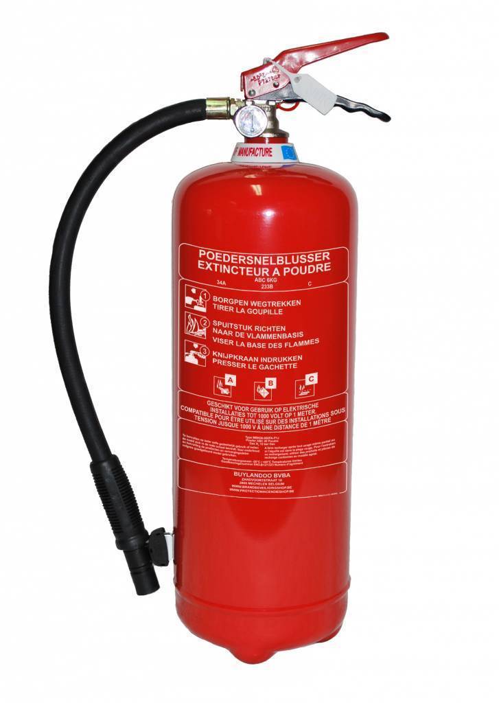Mobiak Brandblusserpakket poeder 6kg full option