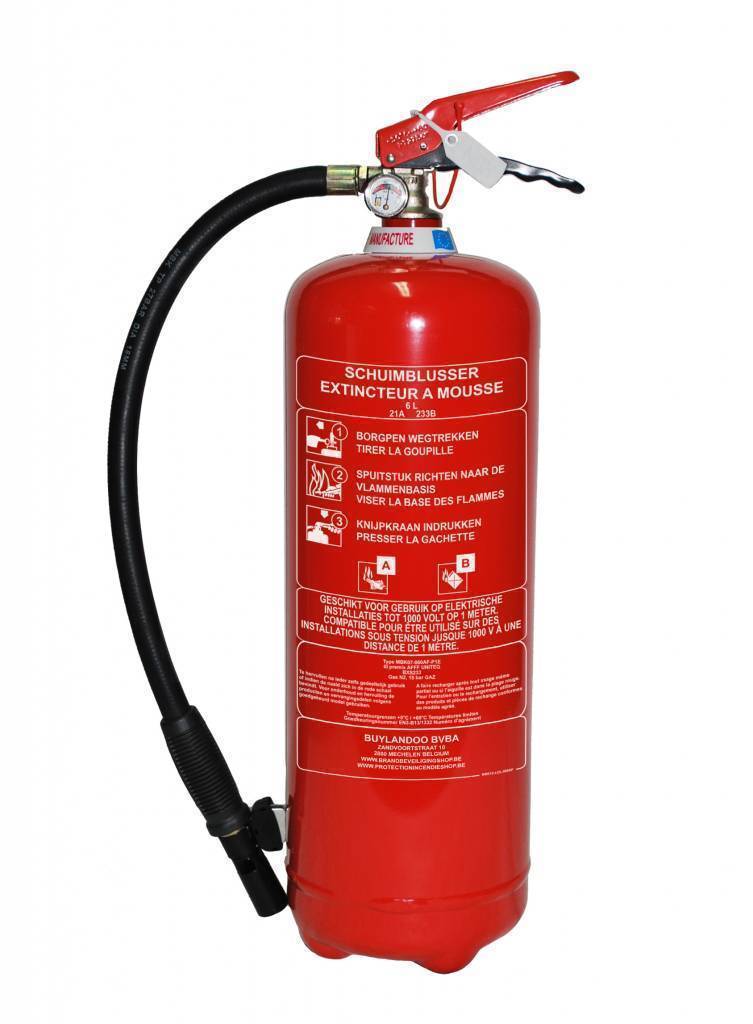 Mobiak Brandblusserpakket schuim 6l full option