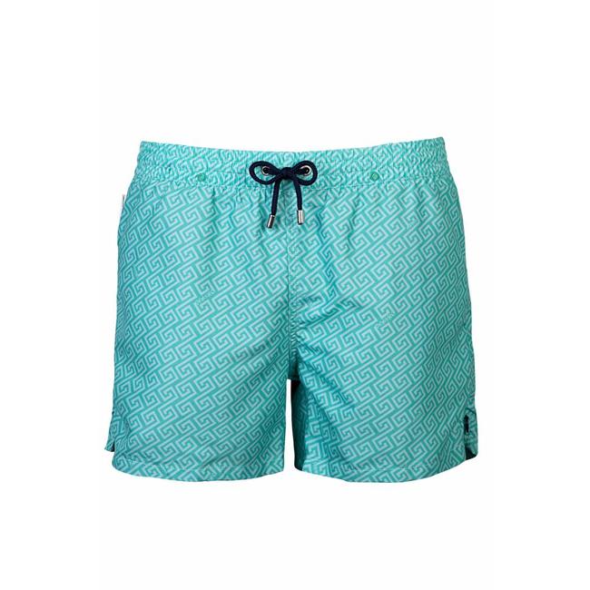 Blauen Badehose Meander von Panos Emporio