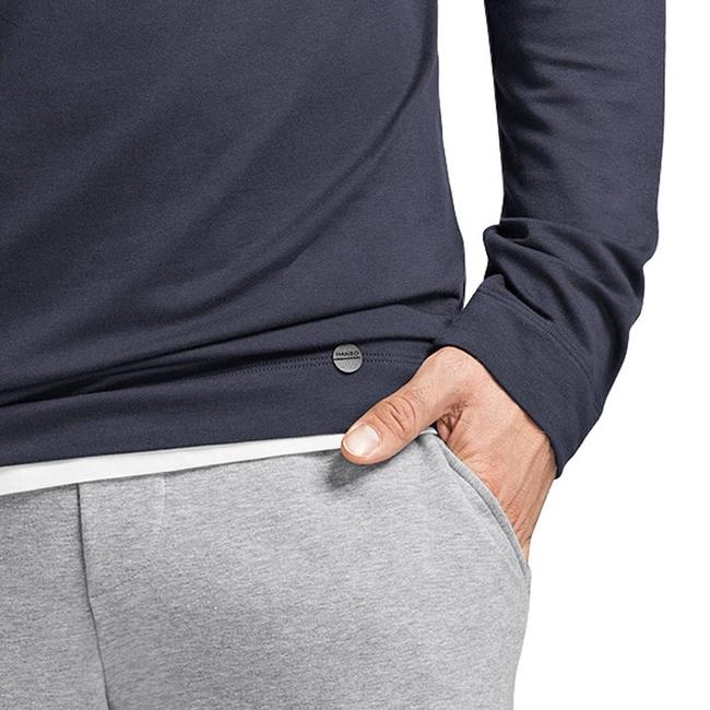 Hanro Heren Sleep & Lounge Living Leisure sweatshirt blauw