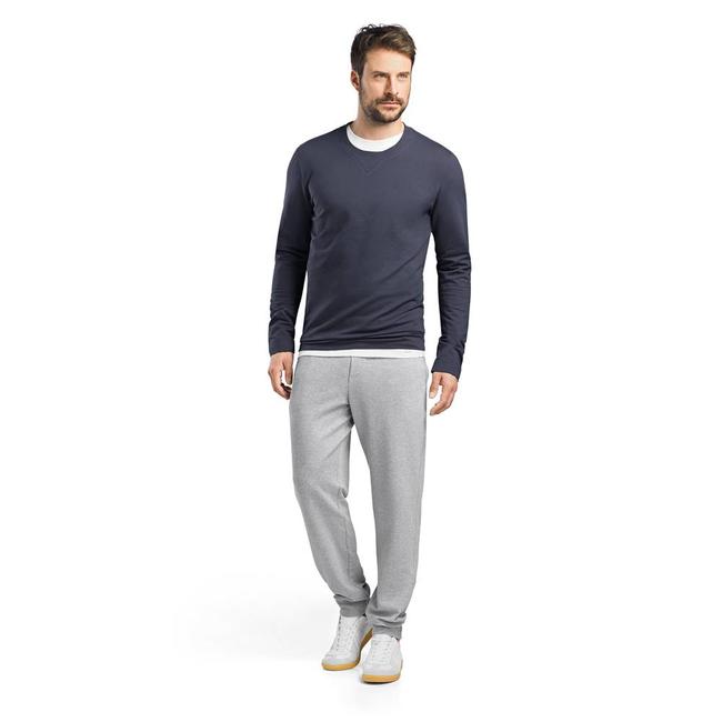 Hanro Heren Sleep & Lounge Living Leisure sweatshirt blauw