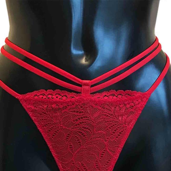 Parah lingerie ladies silk push up bh red