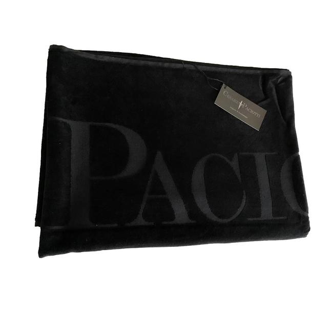 Beach towel Cesare Paciotti black