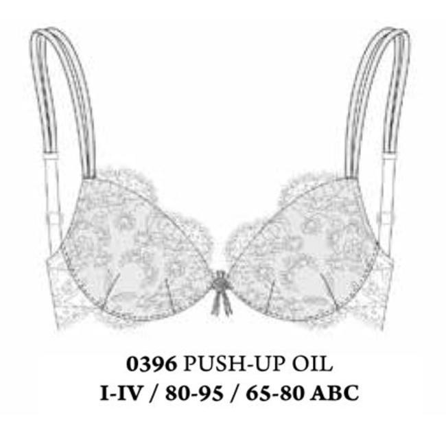 AMBRA Lingerie SET  Secret Feelings Push BH+Brasil zwart