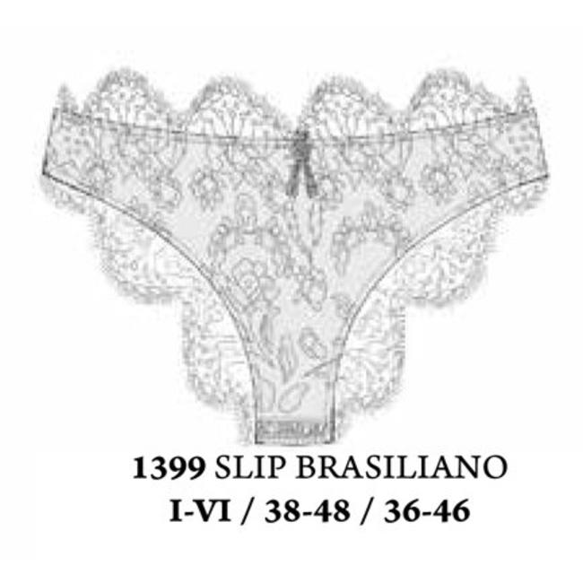 AMBRA Lingerie SET Secret Feelings Push Bra+Brasil black